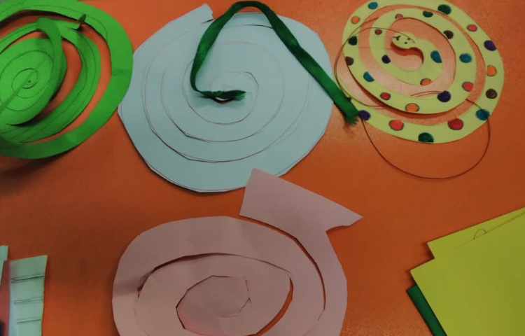 کاغذ مار پیچ جهت نمایش تبدیل انرژی گرمایی به حرکتی 1