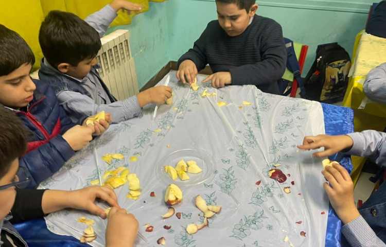 کافه سلامت،تهیه چیپس میوه 2