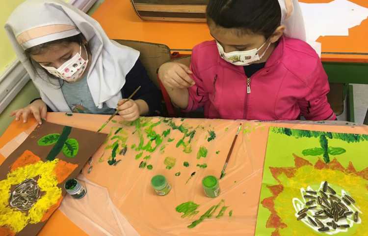 کامل کردن کلاژ گل آفتابگردان 2