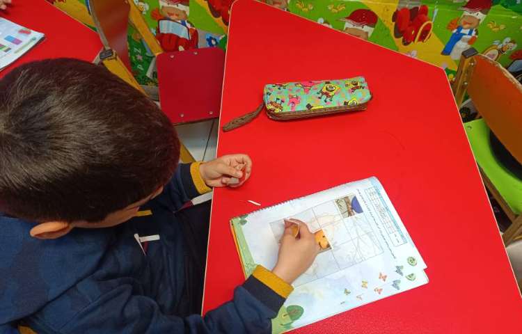 کتاب هوش (درست کردن جورچین در کتاب) 2