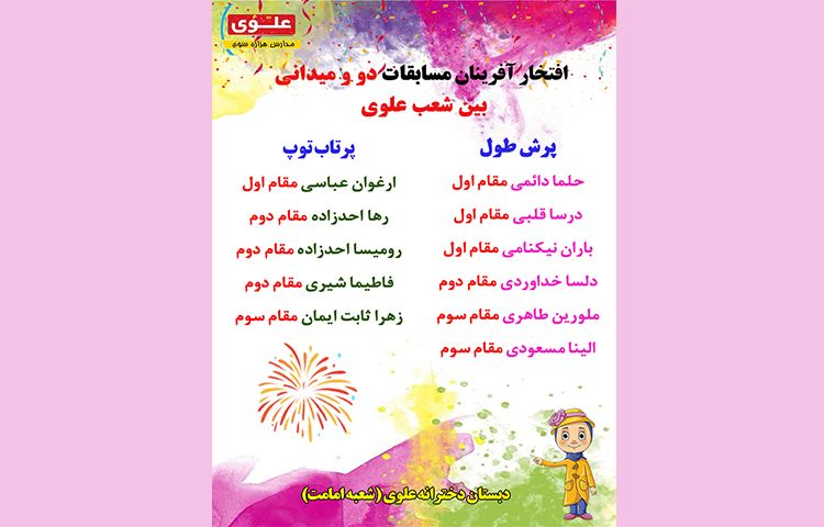 کسب مقام اول المپیاد ورزشی 3