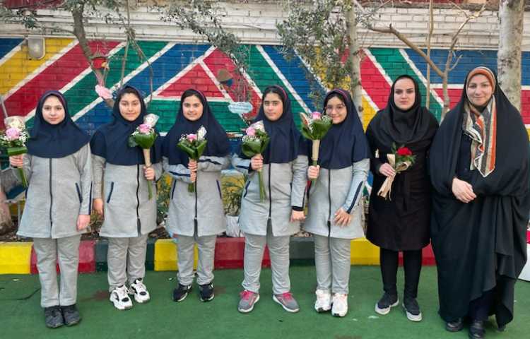 کسب مقام اول در رشته والیبال 6