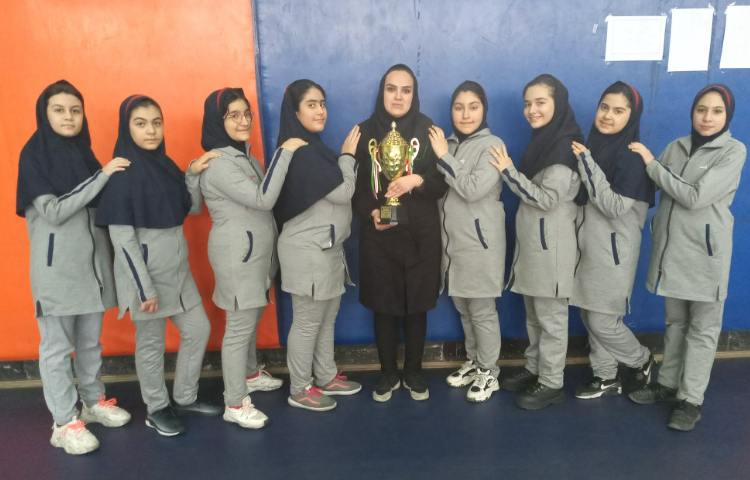 کسب مقام اول در رشته والیبال