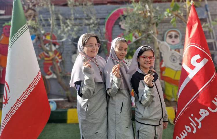 کسب مقام سوم تیمی در مسابقات شطرنج در سطح منطقه