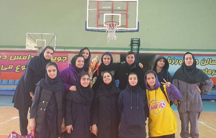 کسب مقام سوم مسابقات بسکتبال منطقه 3