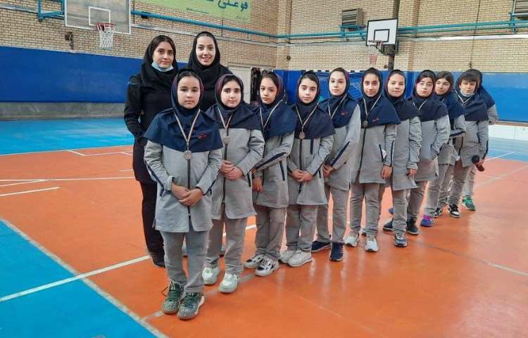 کسب مقام سوم مسابقات بسکتبال منطقه 5 1