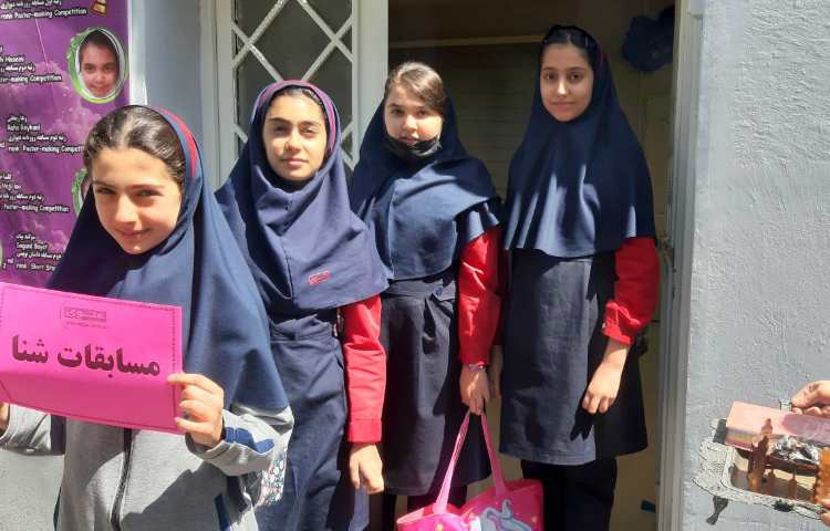 کسب مقام سوم و چهارم در رشته شنا