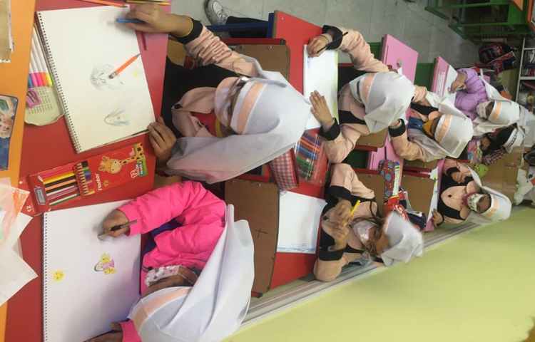 کشیدن نقاشی با موضوع : اگر انسانها بال داشتند 1