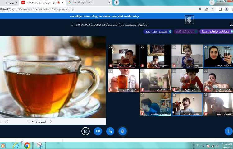 :کلاسهای آنلاین فارسی و هوش، کلاس شاپرک 2