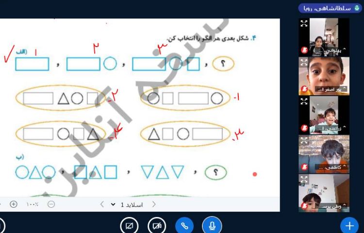 :کلاسهای آنلاین کلاس پرتقال 11