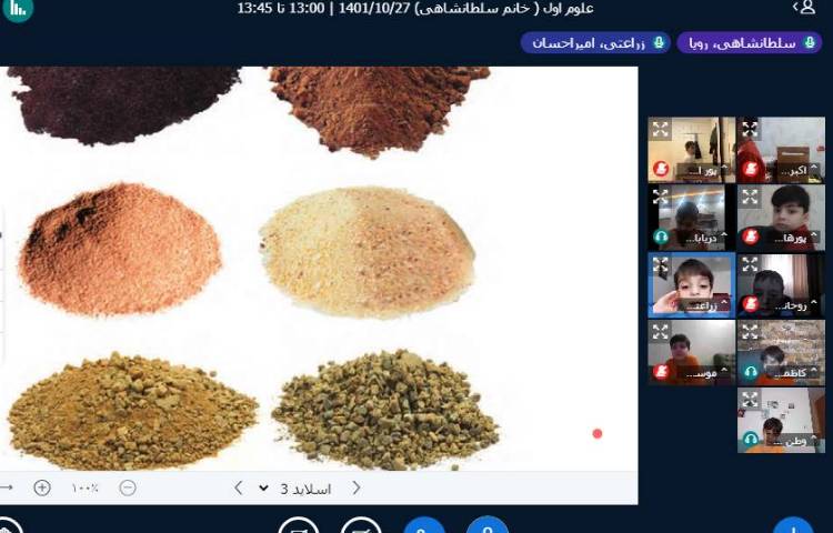 :کلاسهای آنلاین کلاس پرتقال