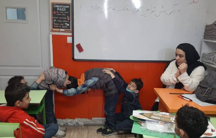 :کلاس آموزش قوانین شهری در قالب نمایش خلاق 15