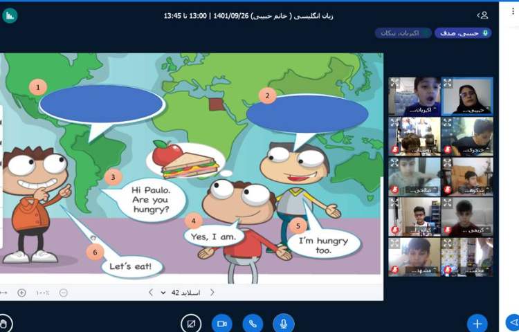 :کلاس آنلاین زبان انگلیسی 2