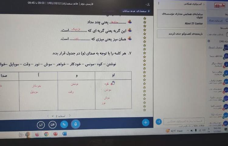 کلاس آنلاین 6