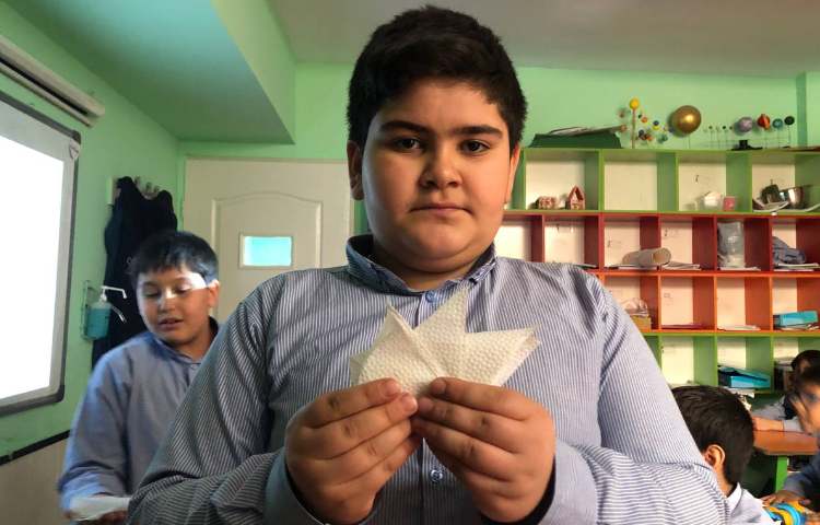 کلاس اتیکت تزیین دستمال سفره 4