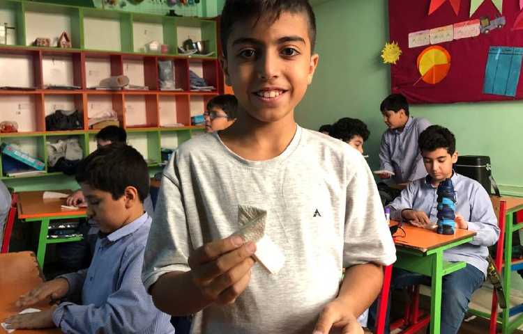 کلاس اتیکت تزیین دستمال سفره