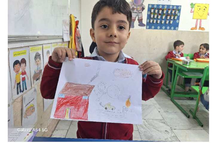 کلاس اول خانم صبری آلودگی هوا