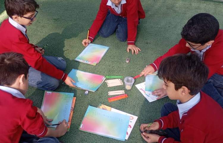 کلاس بدون دیوار املای خلاق پازلی درس چهارم 2