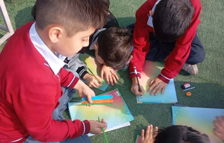 کلاس بدون دیوار املای خلاق پازلی درس چهارم