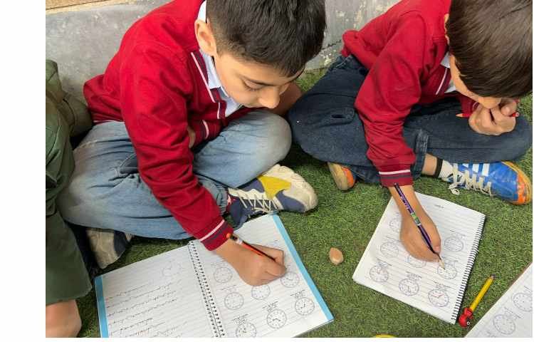 کلاس بدون دیوار تلفیق فارسی و ریاضی 7