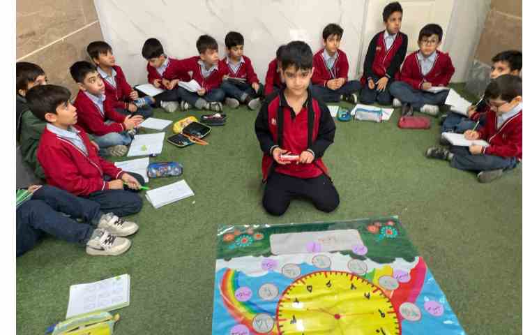 کلاس بدون دیوار تلفیق فارسی و ریاضی 8