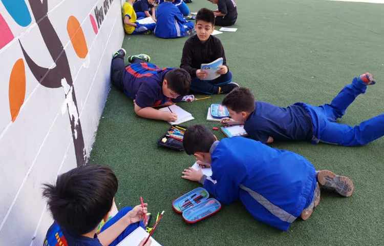 کلاس بدون دیوار ،تمرین روخوانی و املا درسهای فارسی 2