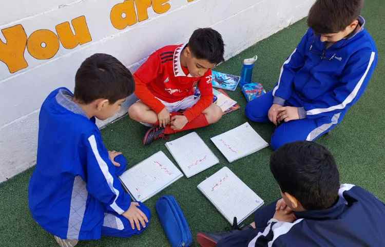 کلاس بدون دیوار ،تمرین روخوانی و املا درسهای فارسی