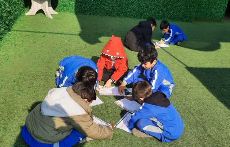 کلاس بدون دیوار، جمله سازی و مرور اعداد ریاضی