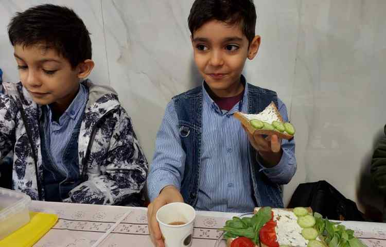 کلاس بدون دیوار درس: فارسی موضوع: صبحانه به رنگ پرچم 2