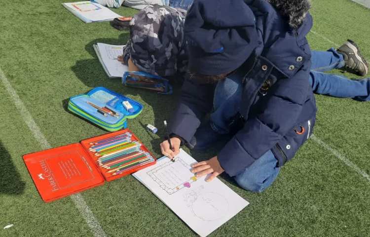 کلاس بدون دیوار (نوشتن املا یا نشانه ر) 6