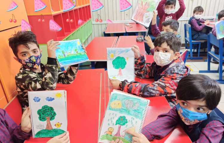 کلاس حضوری هنر اول، سوم، چهارم، پنجم 2