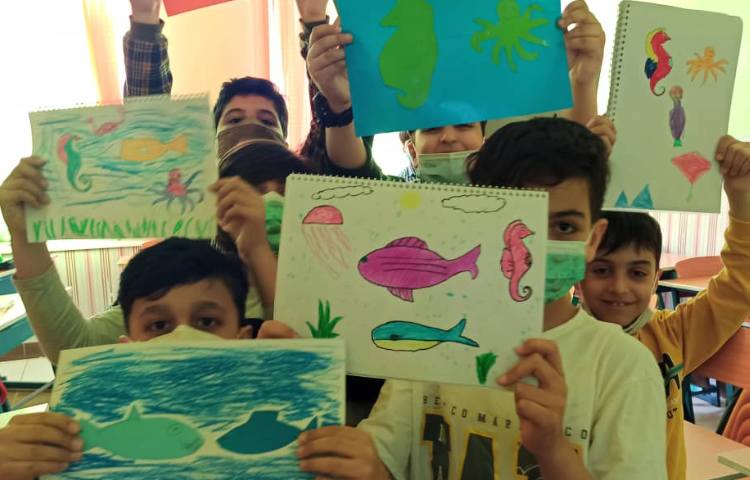 کلاس حضوری هنر اول، سوم، چهارم، پنجم 6