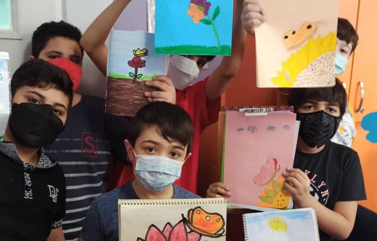 کلاس حضوری هنر اول، سوم، چهارم، پنجم 7