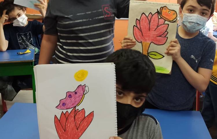 کلاس حضوری هنر اول، سوم، چهارم، پنجم 8