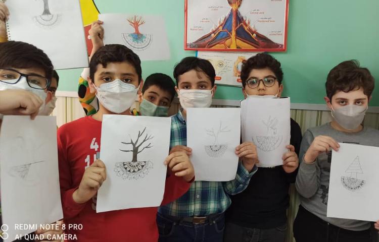 کلاس حضوری هنر اول، سوم، چهارم، پنجم