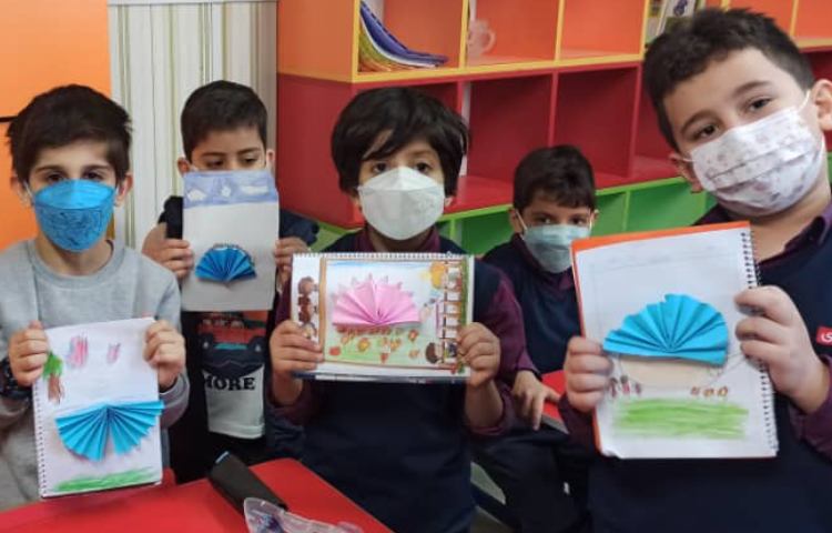 کلاس حضوری هنر، پایه اول مدادرنگی 2