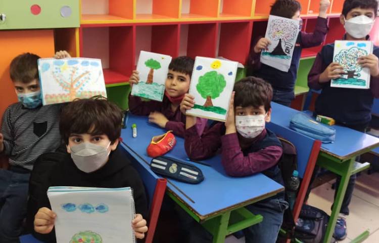 کلاس حضوری هنر، پایه اول 2