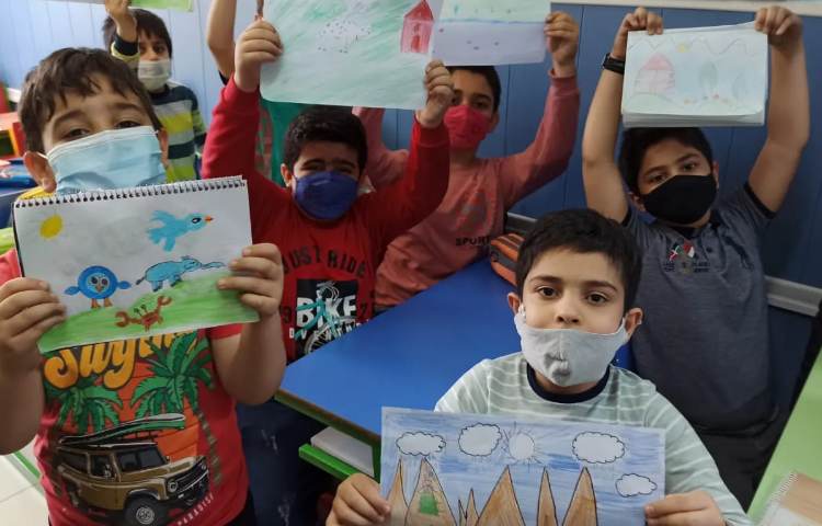 کلاس حضوری هنر پایه دوم 1