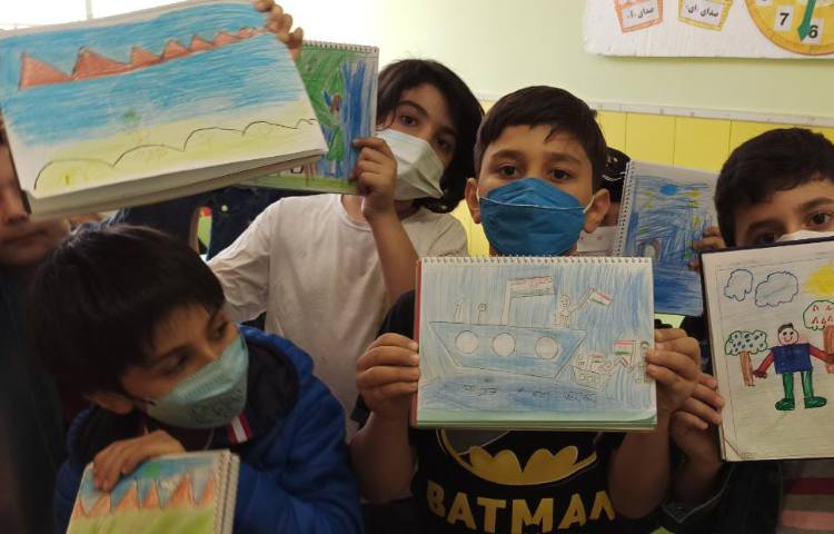 کلاس حضوری هنر پایه دوم 2