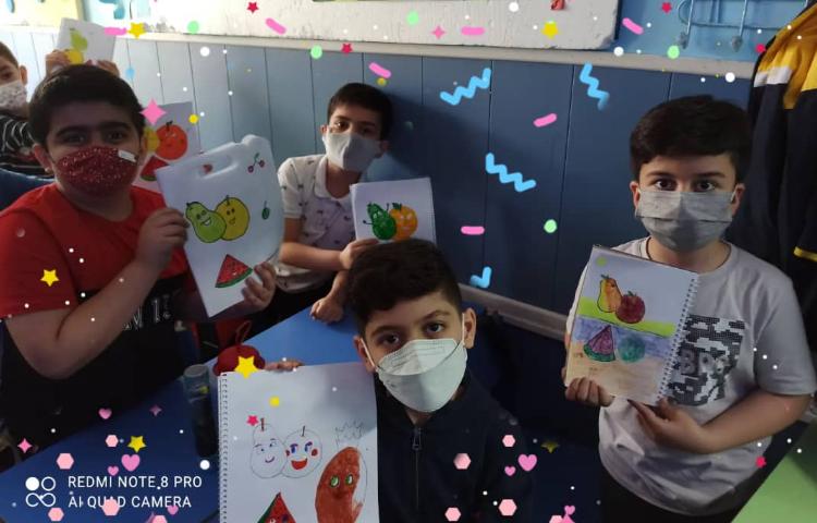 کلاس حضوری هنر، پایه دوم 3