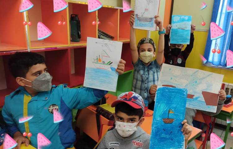 کلاس حضوری هنر، پایه دوم 4