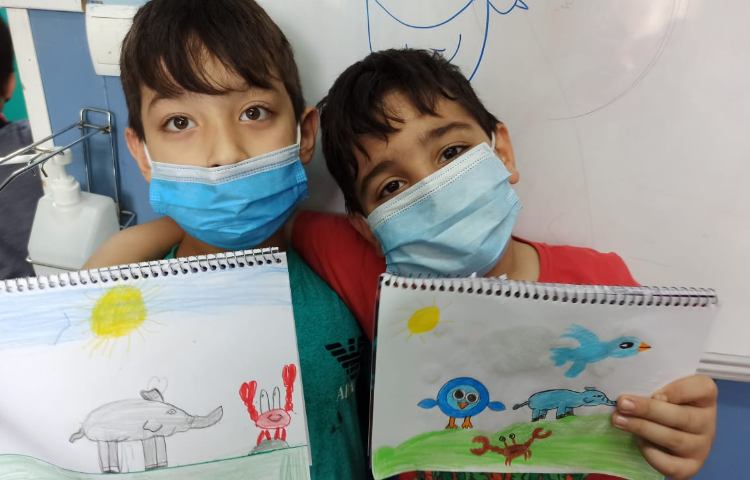 کلاس حضوری هنر پایه دوم 5