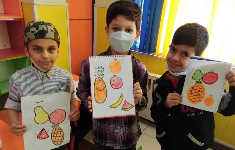 کلاس حضوری هنر، پایه دوم