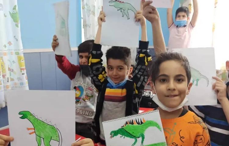 کلاس حضوری هنر، پایه سوم بوستان 1