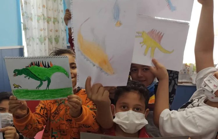 کلاس حضوری هنر، پایه سوم بوستان 2