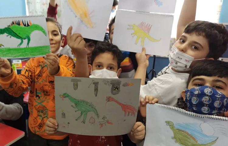 کلاس حضوری هنر، پایه سوم بوستان 4