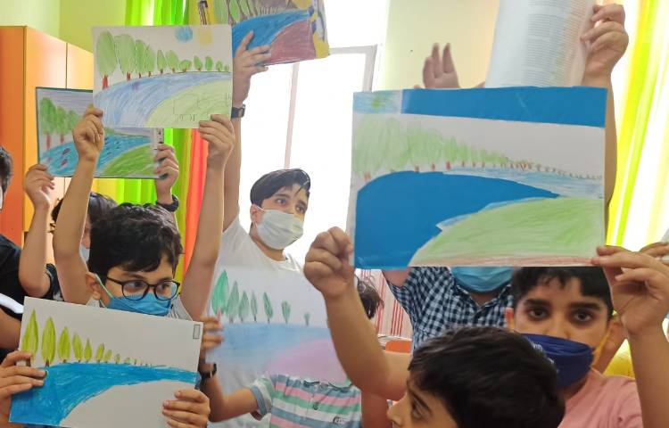 کلاس حضوری هنر، پایه سوم گلستان 4