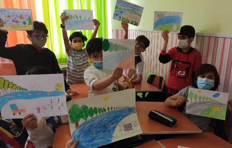 کلاس حضوری هنر، پایه سوم گلستان