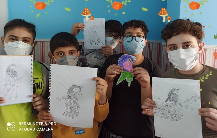 کلاس حضوری هنر، پایه پنجم ابن سینا