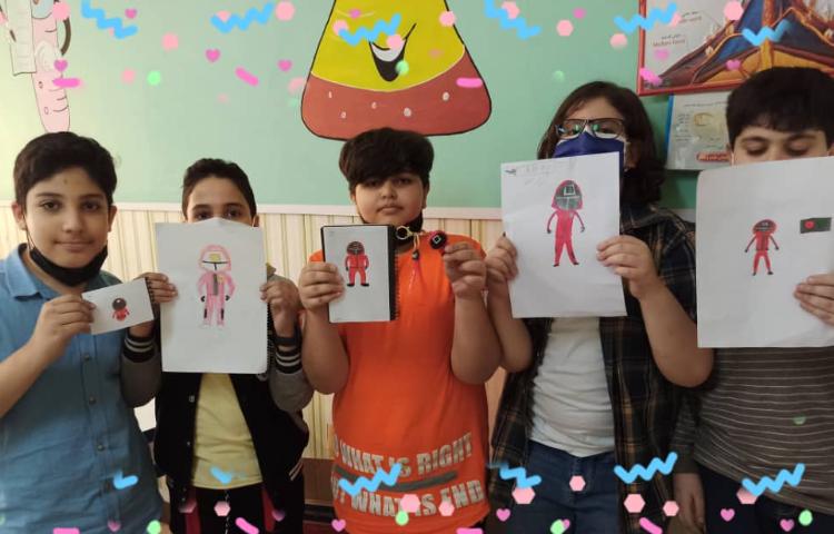 کلاس حضوری هنر، پایه پنجم 1